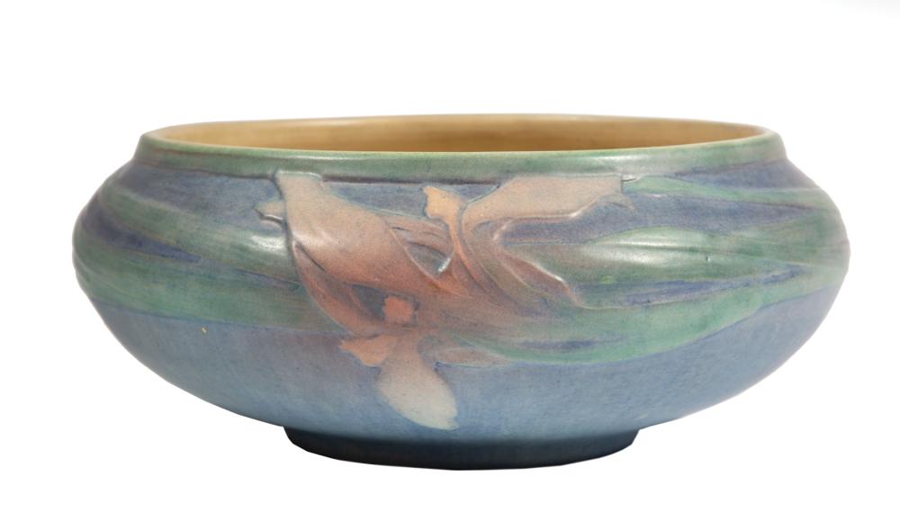 Appraisal: Newcomb College Art Pottery Bowl decorated by Sadie Irvine low