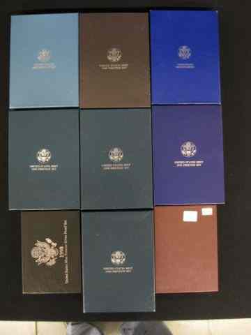 Appraisal: Prestige Proof Coin Sets - - - - - -