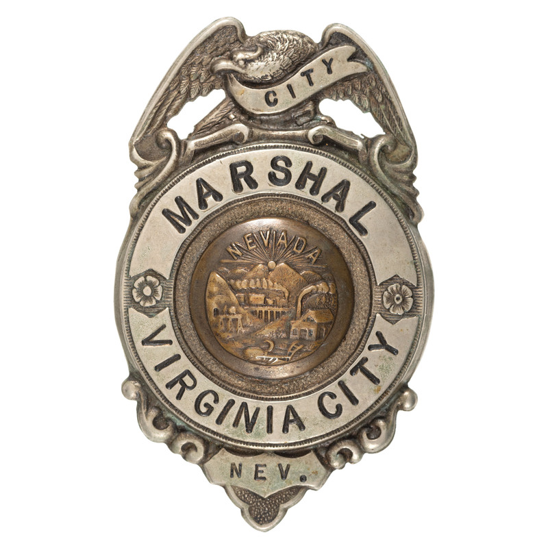 Appraisal: WESTERN AMERICANA -- LAW ENFORCEMENT Virginia City Nevada Marshal badge