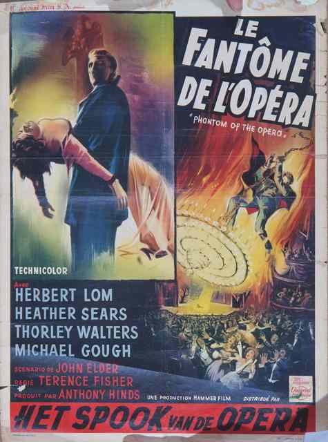 Appraisal: PHANTOM OF THE OPERA Universal International R- s horror starring