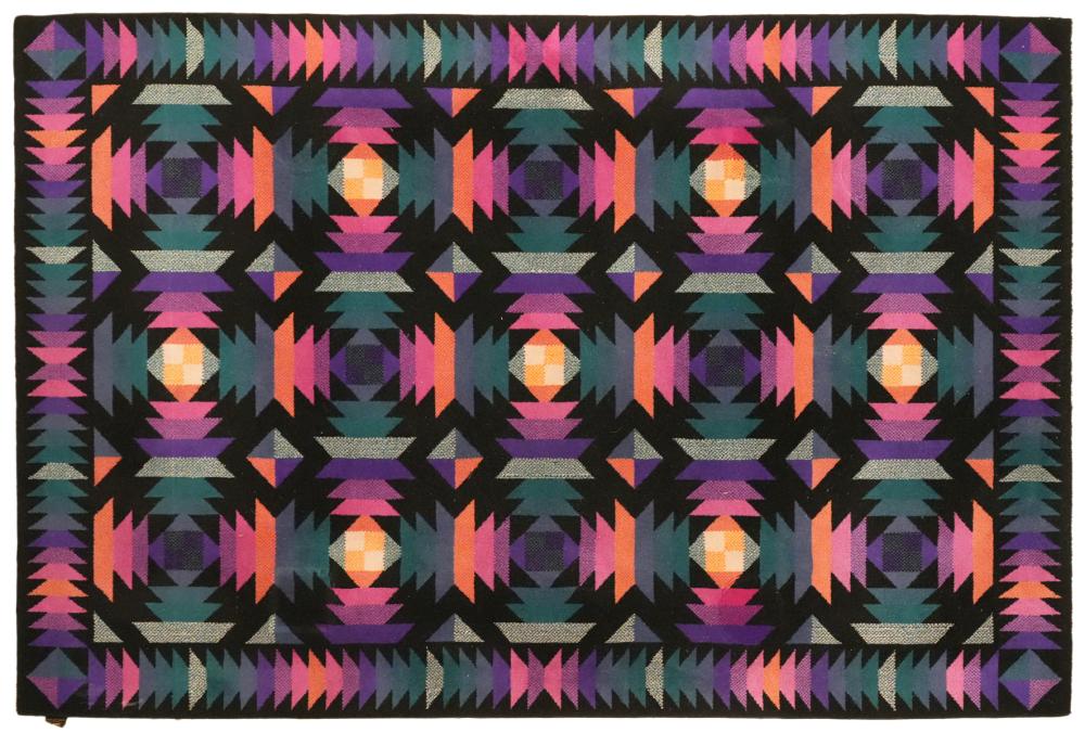 Appraisal: 'S MISSONI ITALIAN GEOMETRIC WOOL RUGMissoni Italian geometric wool rug