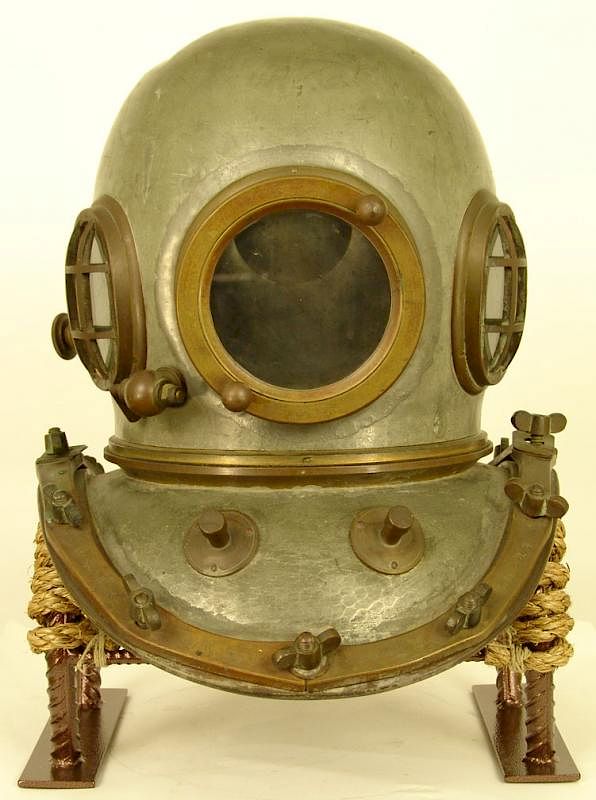 Appraisal: Japanese Fisheries Helmet No Tag Item A-A This is probably