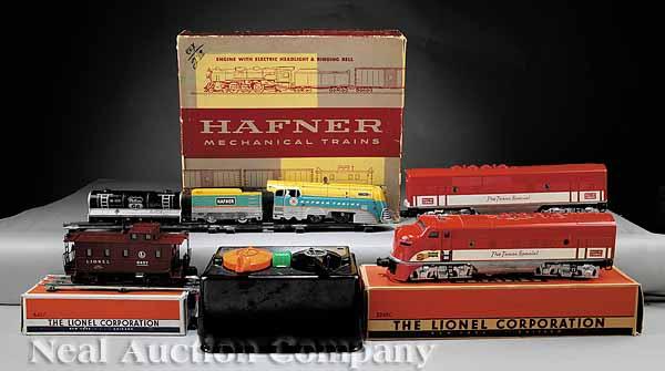 Appraisal: A Large Collection of Vintage Trains and Transportation Toys including