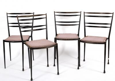 Appraisal: Lloyd Loom a set of four chairs Lusty design with