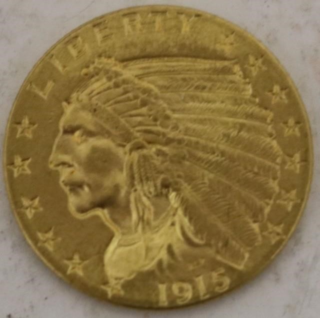 Appraisal: DOLLAR INDIAN HEAD GOLD COIN INUNCIRCULATED CONDITION APPROXIMATE GRADE NEAR