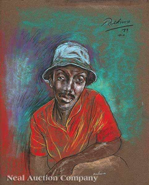 Appraisal: Noel Rockmore American New Orleans Johnny White's Melvin pastel on