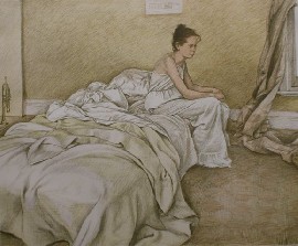 Appraisal: Brian Dunlop - Adolescent lithograph signed and dated 'Dunlop '