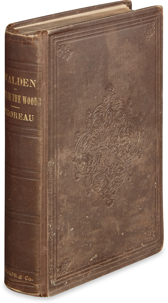 Appraisal: THOREAU HENRY DAVID Walden or Life in the Woods Illustrated