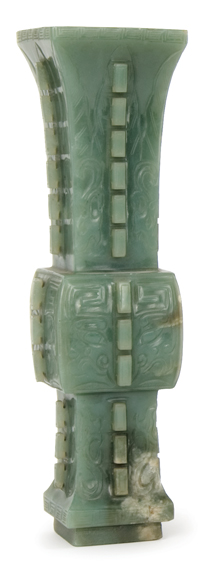 Appraisal: Chinese Celadon Gu From Vase Estimate -