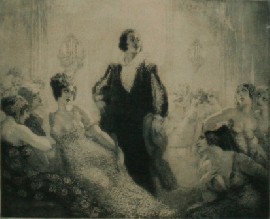 Appraisal: Norman Lindsay - Don Juan's Garden etching signed and dated