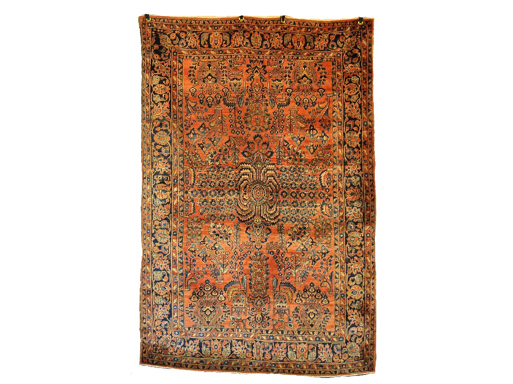 Appraisal: Persian 'American' Sarouk small carpet 's