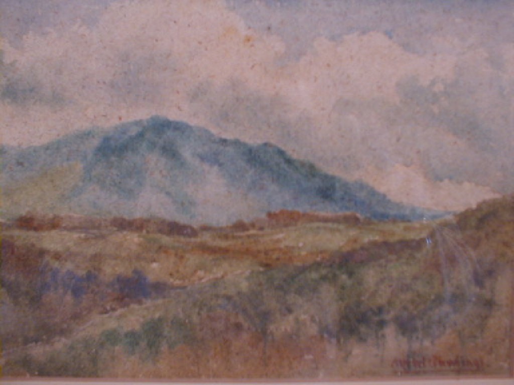 Appraisal: Alfred Rawling Subject Naintgwnant Valley North Wales Medium Watercolour on