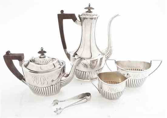 Appraisal: An American Sterling Silver Tea and Coffee Service Gorham comprising