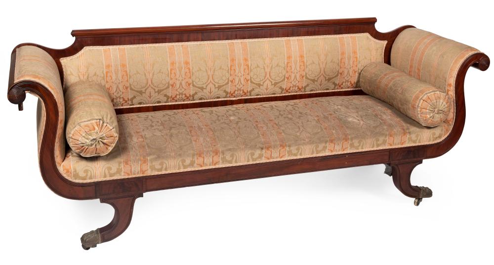 Appraisal: FEDERAL SOFA FIRST HALF OF THE TH CENTURY BACK HEIGHT