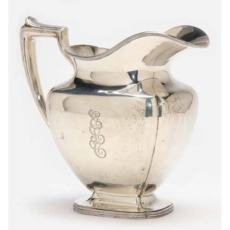 Appraisal: Richard Dimes Sterling Silver Water Pitcher a Victorian reproduction with