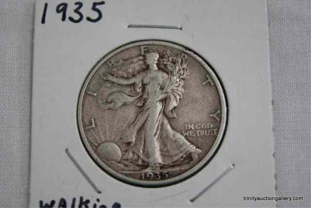 Appraisal: Silver Walking Liberty c Half Dollar CoinFrom the depression era