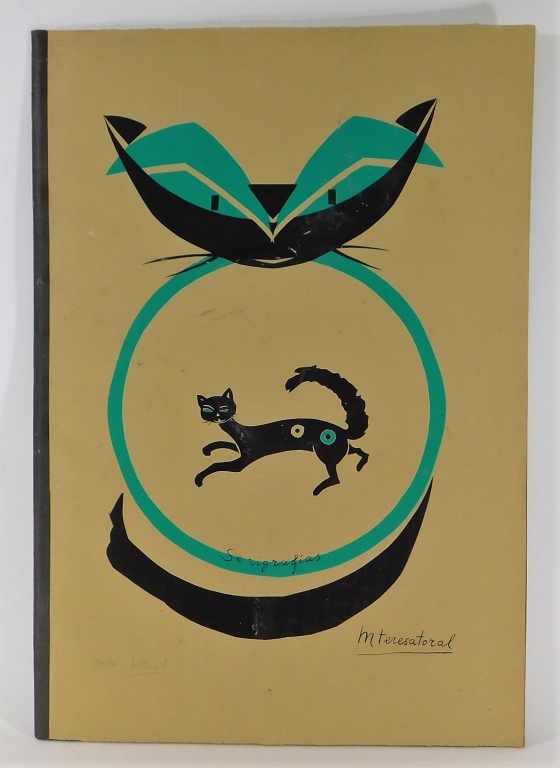 Appraisal: MARIA TERESA TORAL MISTERIO DEL GATO SERIGRAPHS Maria Teresa ToralMexico