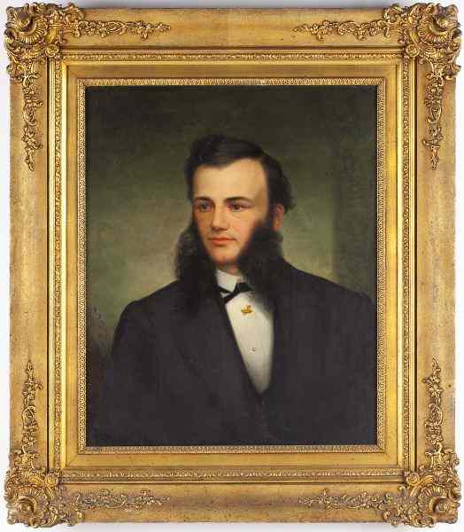 Appraisal: Ulysses Dow Tenney NH - Portraitoil on canvas on board