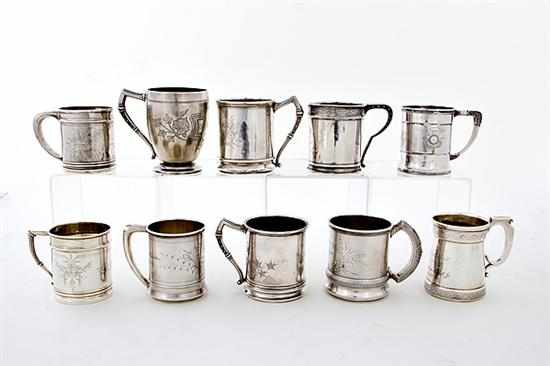 Appraisal: Whiting sterling cups New York late th early th century