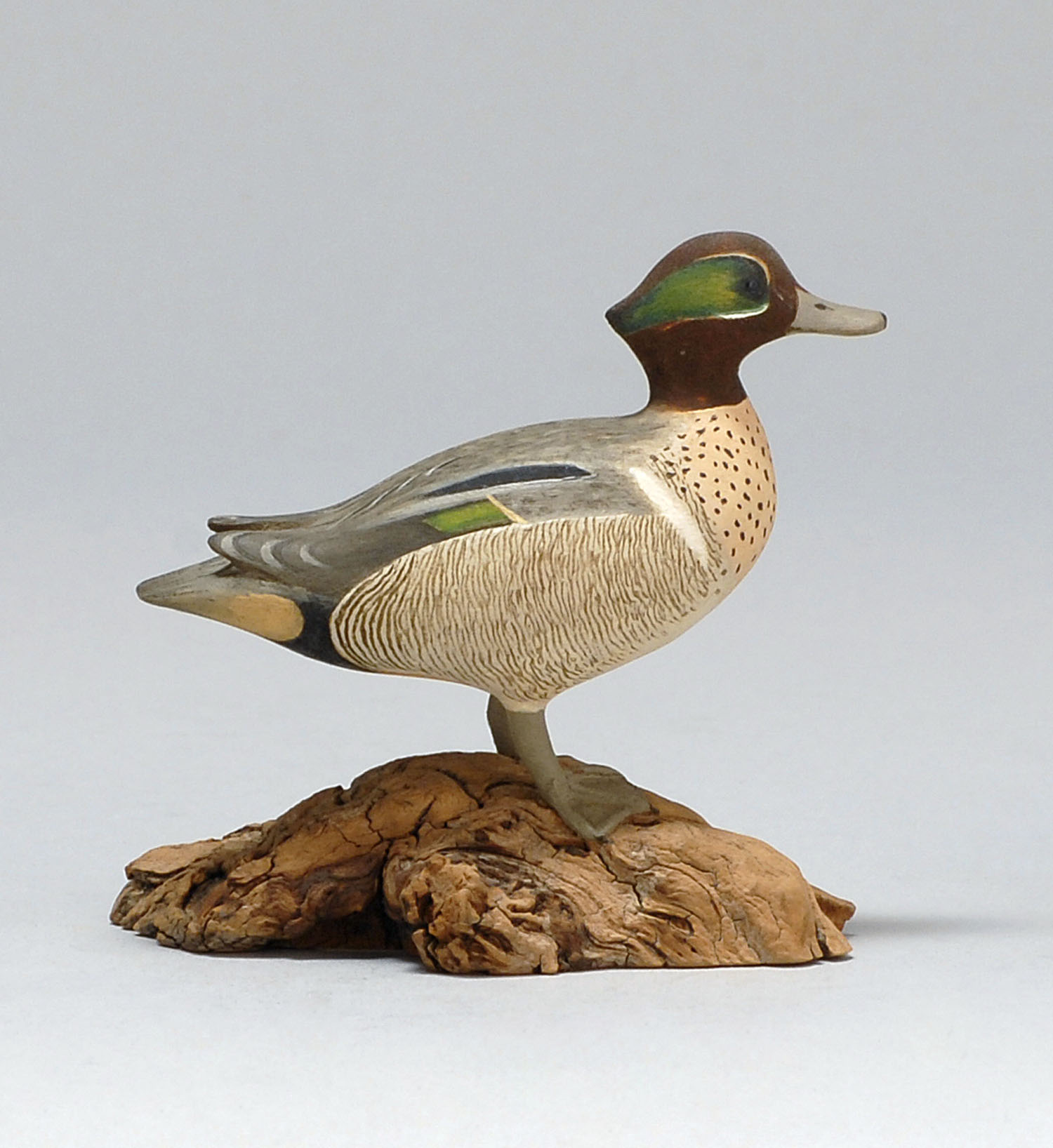 Appraisal: MINIATURE GREEN-WINGED TEAL DRAKE By Harold Gibbs of Barrington Rhode