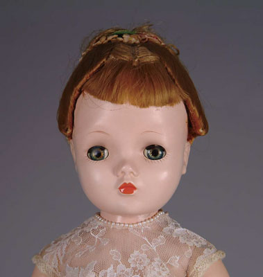 Appraisal: MADAME ALEXANDER CISSY DOLL Doll is missing some eyelashes pale