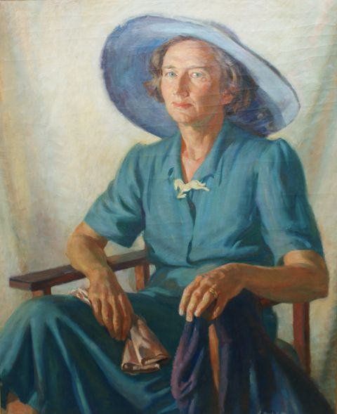 Appraisal: Jack Kilgour - Portrait of Nancy Kilgour oil on canvas