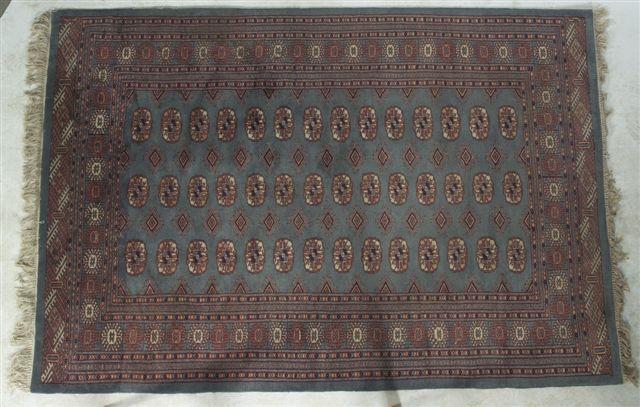 Appraisal: PERSIAN RUG with a mid-blue ground m by m -