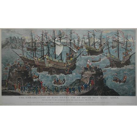 Appraisal: After S H Grimm THE EMBARKATION OF KING HENRY VIII