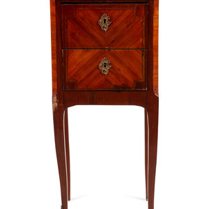 Appraisal: A Louis XV XVI Transitional Style Side Table Late th