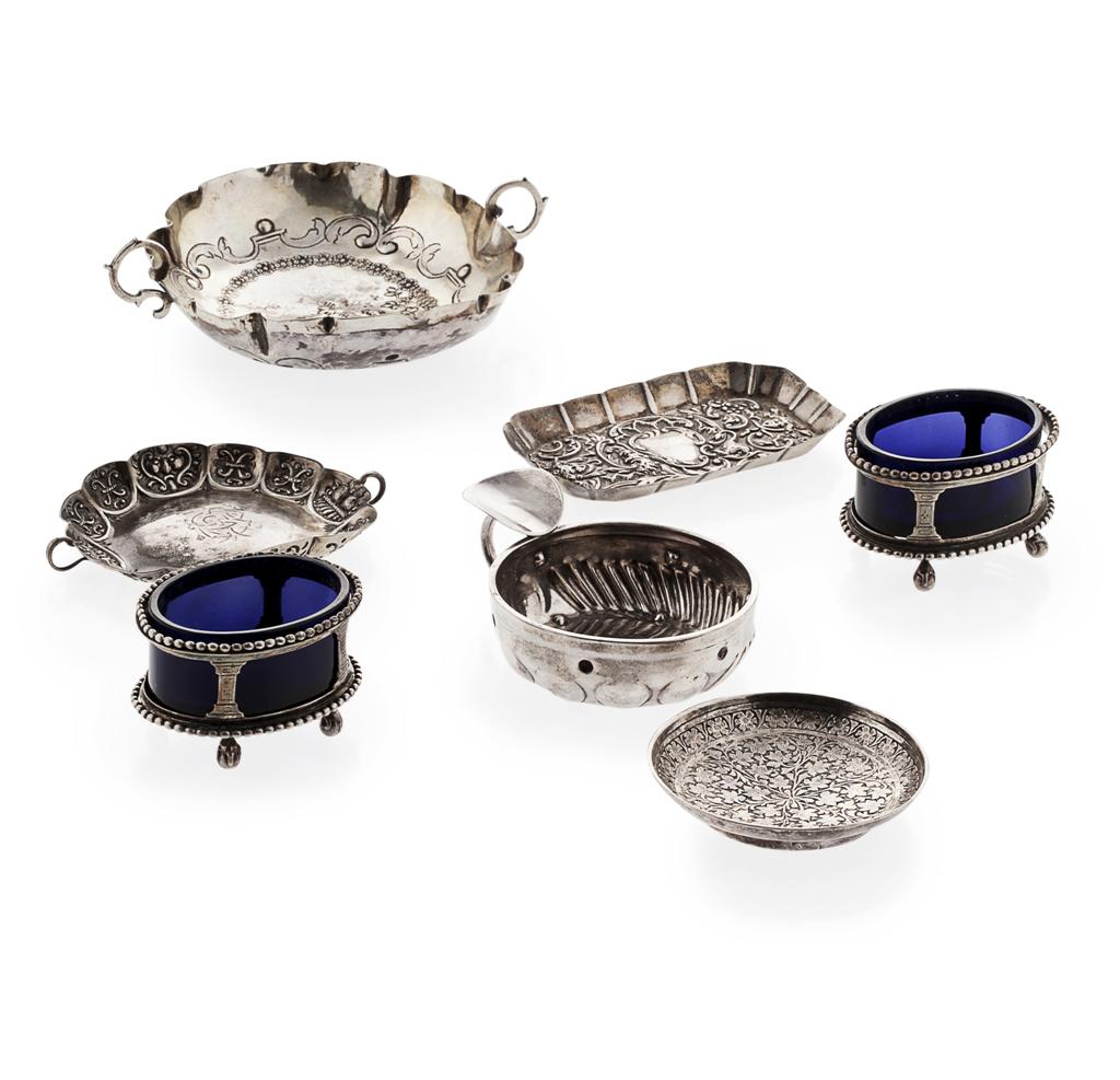 Appraisal: A group of European and other metalwares to include a