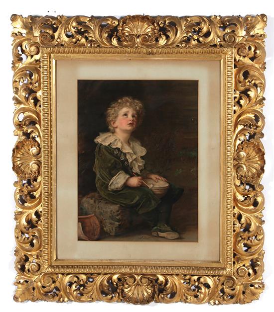 Appraisal: Sir John Everett Millais after British - BUBBLES A Child's