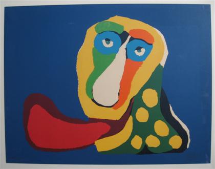 Appraisal: KAREL APPEL dutch - CREATURE Pencil signed and numbered in