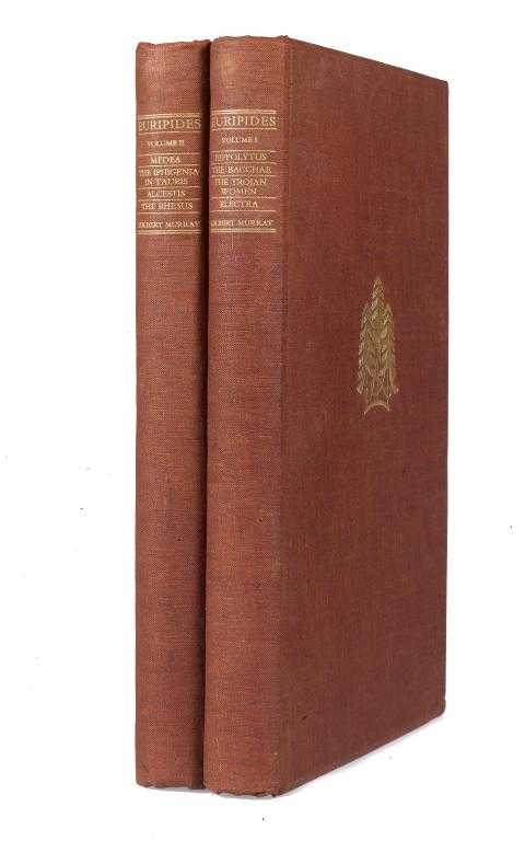 Appraisal: EURIPIDES THE PLAYS OF EURIPIDES HARROP two volumes thirty-two wood