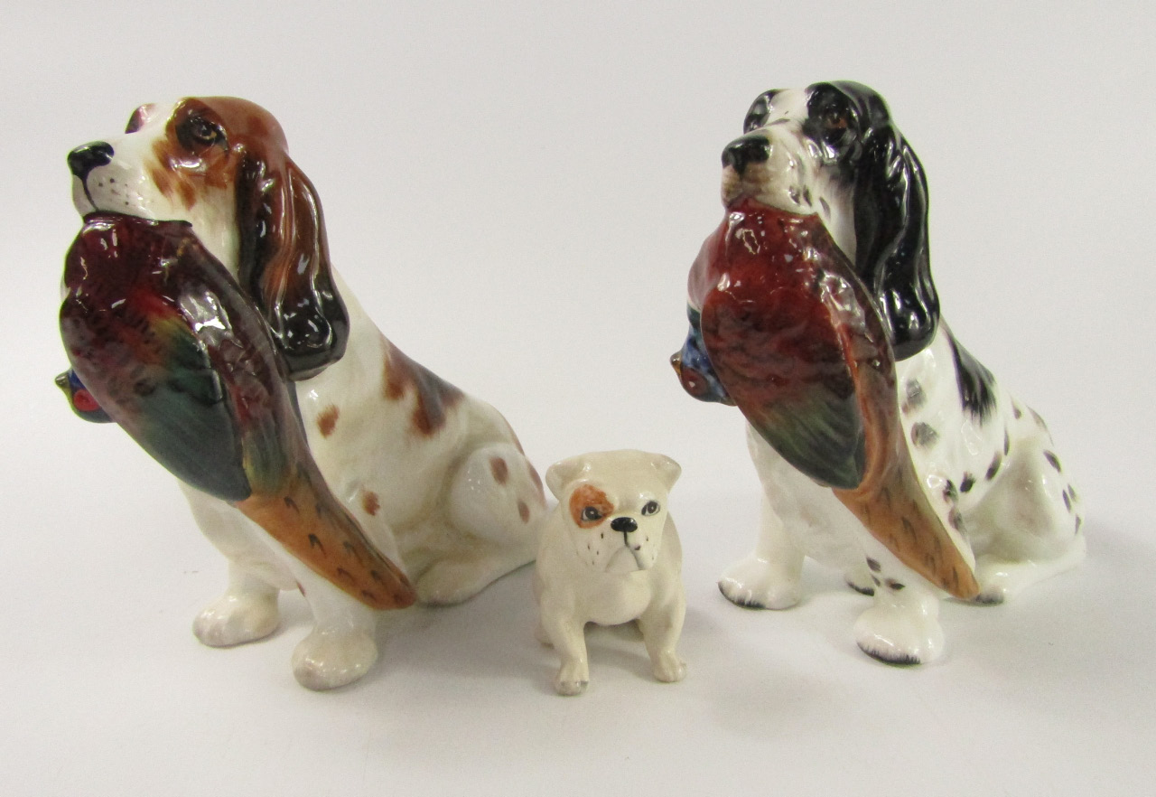 Appraisal: A Royal Doulton figure modelled as a cocker spaniel with