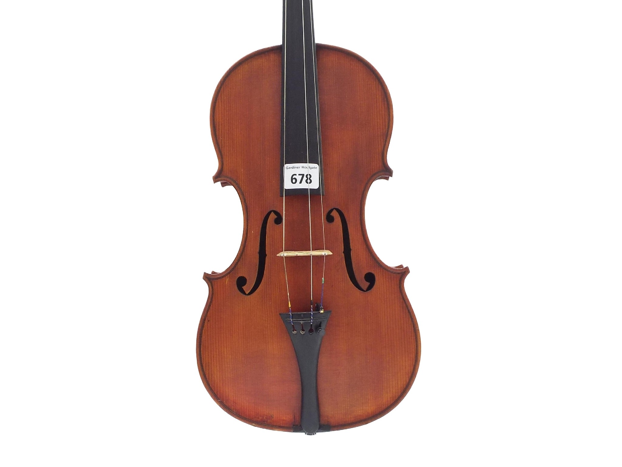 Appraisal: French violin by and branded J Lavest Montlucon to the