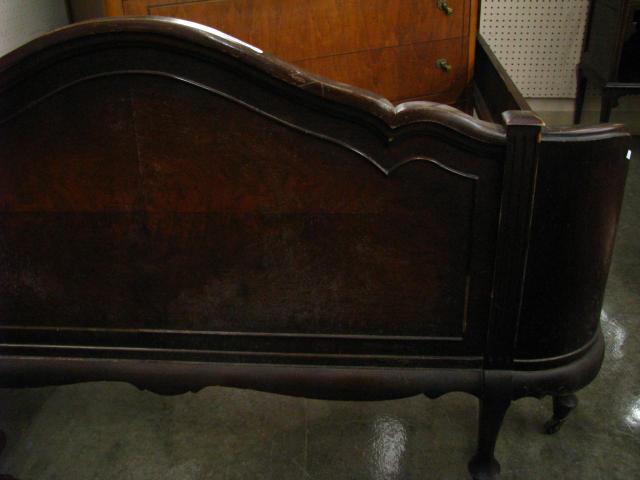 Appraisal: Vintage Mahogany Full Size Bed some finish loss and imperfections