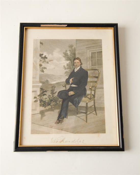 Appraisal: Print of John Randolph C Framed H W