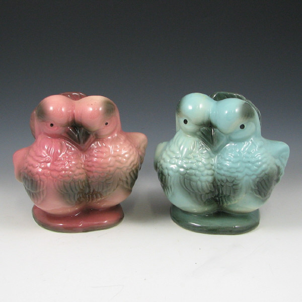 Appraisal: Hull Novelty - Love Birds Planters Lot of two Novelty