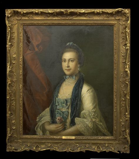 Appraisal: Manner of Thomas Beach British - Half Portrait of a