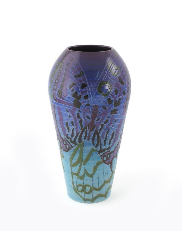 Appraisal: Butterfly a Dennis Chinaworks limited edition vase