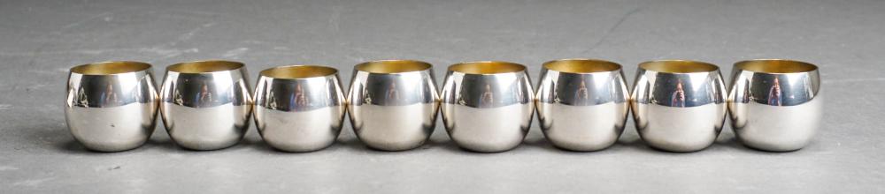 Appraisal: EIGHT TIFFANY CO MAKERS STERLING SILVER CUPS H IN CM