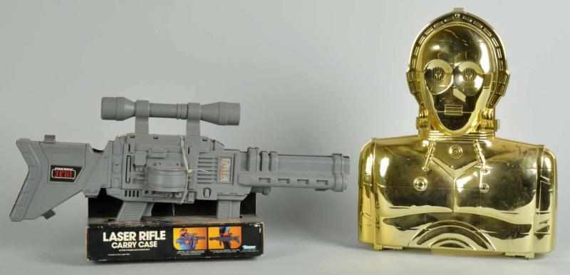 Appraisal: Lot of Star Wars Figure Cases Description Includes C- PO