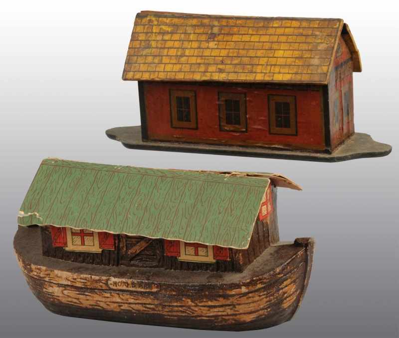 Appraisal: Lot of Noah's Ark Toys Description Includes one made of