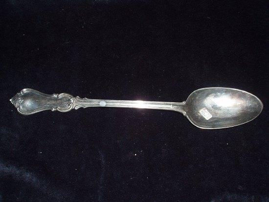 Appraisal: A large basting spoon the end engraved 'Pitt' within a