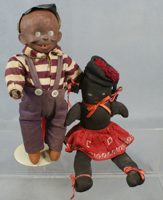 Appraisal: Snowball black Horsman composition character doll c - Gene Carr