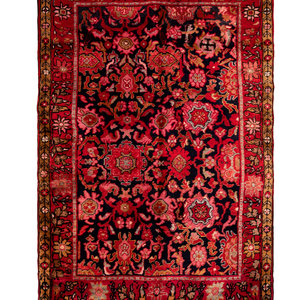 Appraisal: A Hamadan Wool Rug Mid- th Century feet inches x