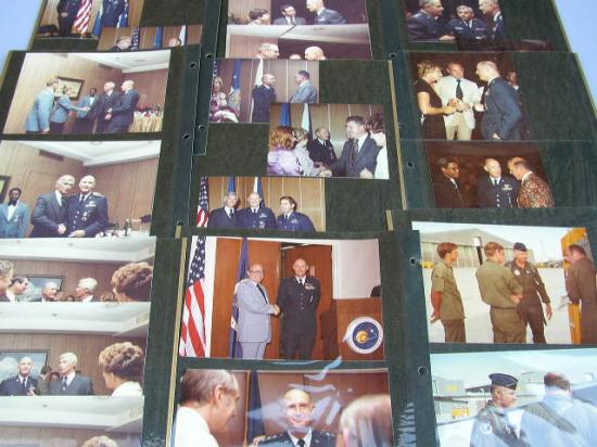 Appraisal: Stafford Photograph Notebook Air Force Retirement A three ring notebook