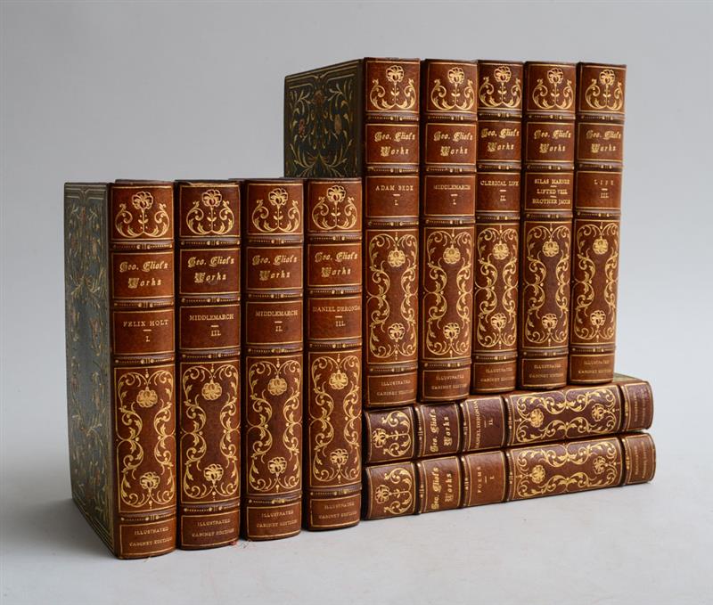 Appraisal: GEORGE ELIOT THE WORKS OF GEORGE ELIOT Volumes Illustrated Cabinet