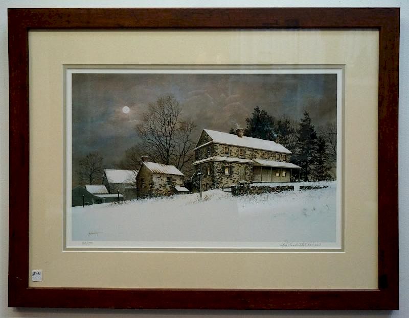 Appraisal: Ray Hendershot Print Ray Hendershot Print Description Signed in pencil