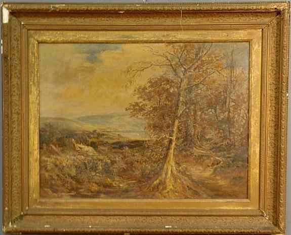 Appraisal: Park Henry Morley British fl - oil on canvas painting